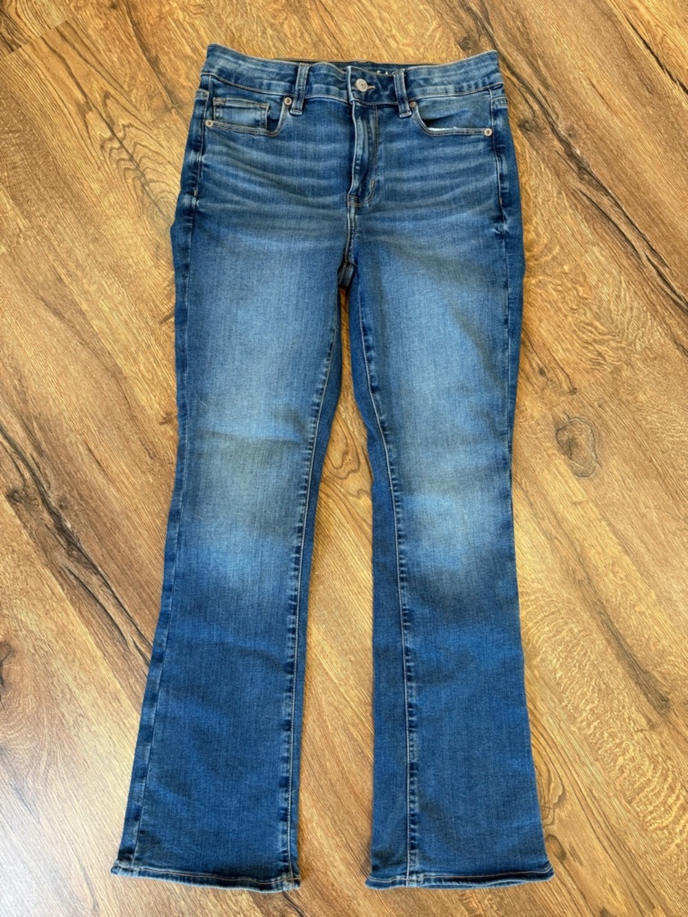 American Eagle High-Rise Skinny Kick Jeans 8 Short
